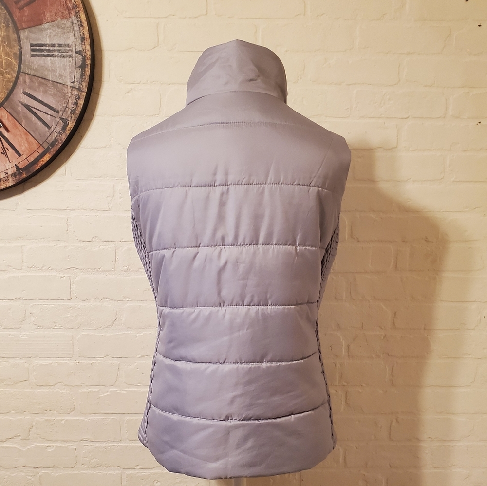 Liz Claiborne Zip Up Quilted Puffer Vest - Picture 9 of 14